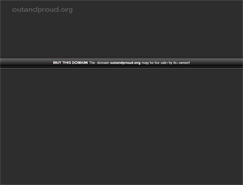 Tablet Screenshot of outandproud.org